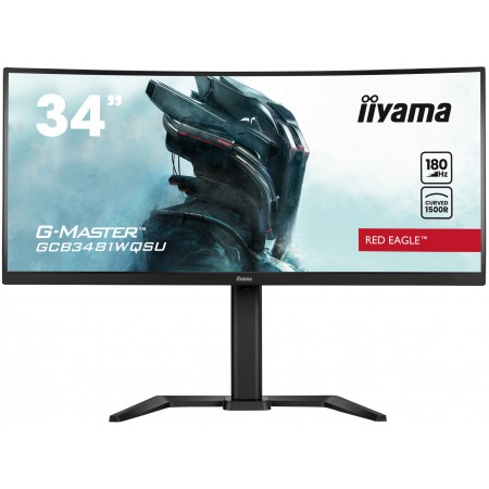 iiyama G-MASTER GCB3481WQSU-B1 monitor de ecrã 86,4 cm (34") 3440 x 1440 pixels UltraWide Quad HD LCD Preto