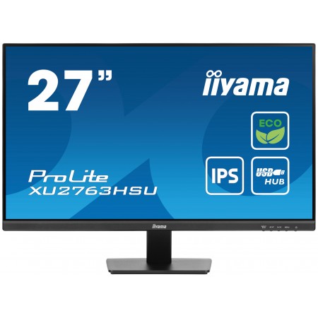 iiyama ProLite XU2763HSU-B1 monitor de ecrã 68,6 cm (27") 1920 x 1080 pixels Full HD LED Preto