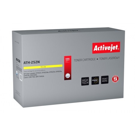 Activejet ATH-252N Toner (replacement for HP 504A CE252A, Canon CRG-723Y- Supreme- 7000 pages- yellow)