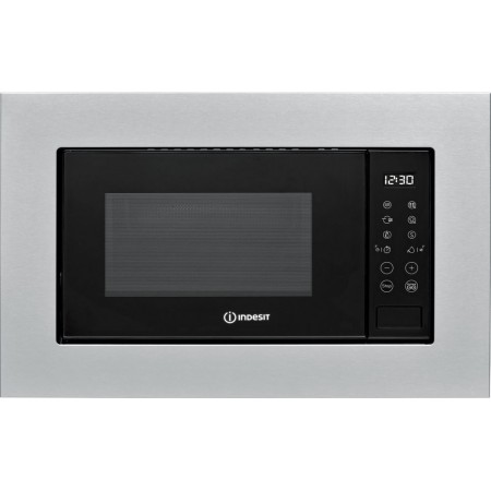 Indesit MWI 120 GX Aço inoxidável Micro-ondas grill Embutido 20 l 800 W