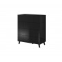 Cama chest of drawers 4D REJA black gloss/black gloss