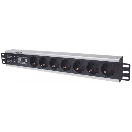 Intellinet 714006 PDU 7 tomada(s) CA 1.5U Preto