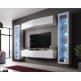 Cama Living room cabinet set VIGO SLANT 8 white/white gloss