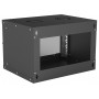 Intellinet 714143 armário rack 6U Rack de pendurar na parede Preto