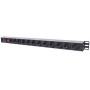 Intellinet 714044 PDU 12 tomada(s) CA 1U Preto