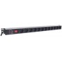 Intellinet 714044 PDU 12 tomada(s) CA 1U Preto