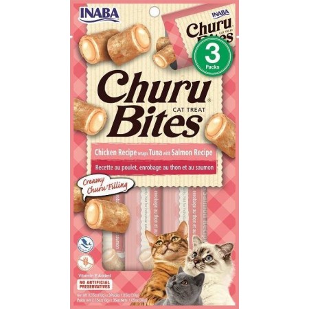 INABA Churu Bites Chicken with tuna and salmon - cat treats - 3x10 g