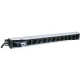 Intellinet 711449 PDU 12 tomada(s) CA Preto, Cinzento