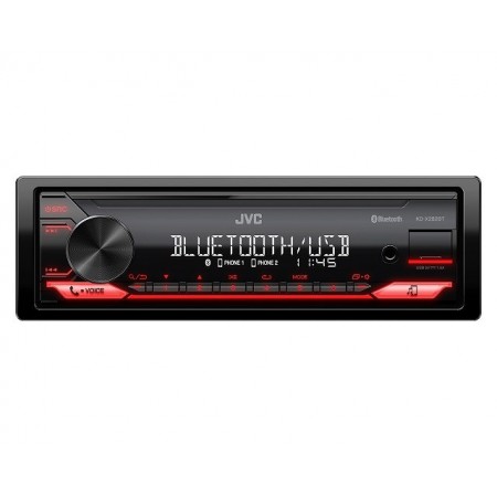 CAR RADIO JVC KDX-282BT RED