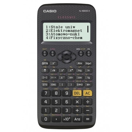 CASIO CALCULATOR SCIENTIFIC FX 82CEX BLACK, 12-DIGIT DISPLAY