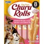 INABA Churu Rolls Chicken with salmon recipe - Dog treat - 8x12g