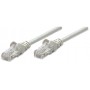 Intellinet Network Patch Cable, Cat5e, 2m, Grey, CCA, U/UTP, PVC, RJ45, Gold Plated Contacts, Snagless, Booted, Lifetime Warran