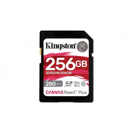 Kingston Technology Canvas React Plus 256 GB SDXC UHS-II Classe 10