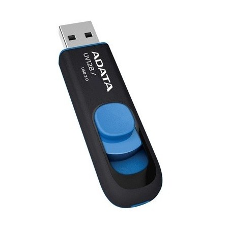 ADATA 64GB DashDrive UV128 unidade de memória USB USB Type-A 3.2 Gen 1 (3.1 Gen 1) Preto, Azul