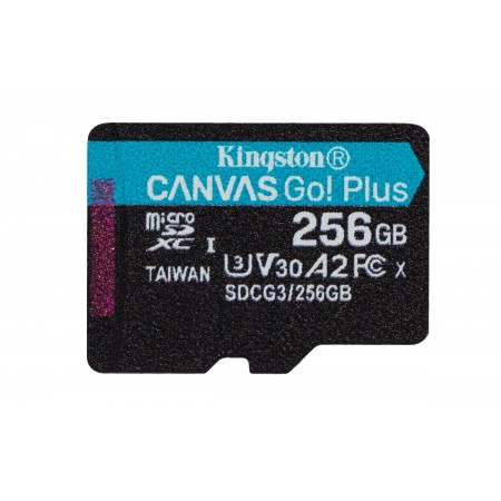 Kingston Technology Canvas Go! Plus 256 GB MicroSD UHS-I Classe 10