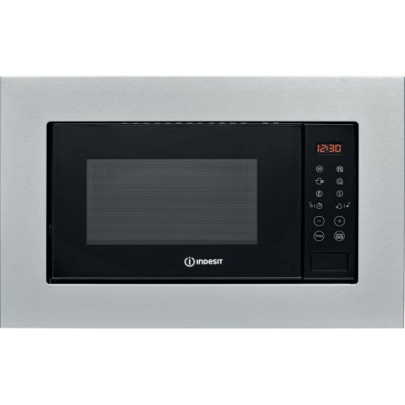 Indesit MWI 120 GX Aço inoxidável Micro-ondas grill Embutido 20 l 800 W