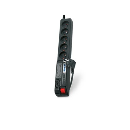 ACAR 504 W Black 5 AC outlet(s) 230 V 1.5 m