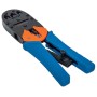 Intellinet 211048 alicate de corte Ferramenta de engaste Preto, Azul, Laranja