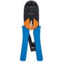 Intellinet 211048 alicate de corte Ferramenta de engaste Preto, Azul, Laranja