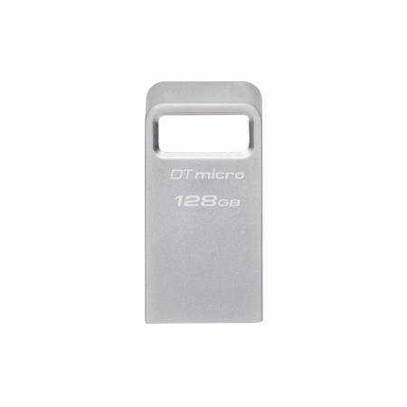 Kingston Technology DataTraveler Micro unidade de memória USB 128 GB USB Type-A 3.2 Gen 1 (3.1 Gen 1) Prateado