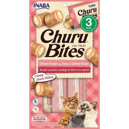 INABA Churu Bites Chicken with tuna and salmon - cat treats - 3x10 g