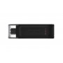 Kingston Technology DataTraveler 70 unidade de memória USB 64 GB USB Type-C 3.2 Gen 1 (3.1 Gen 1) Preto