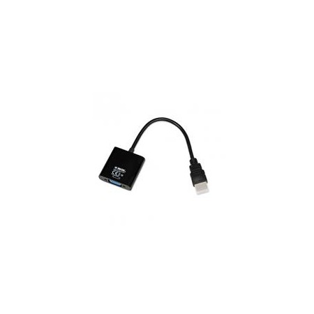 iBox IAHV01 video cable adapter HDMI Type A (Standard) VGA (D-Sub) Black