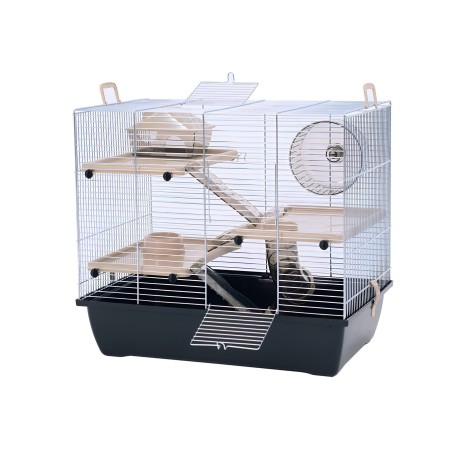 INTER-ZOO Frodo + Plastic Beige - cage for a hamster
