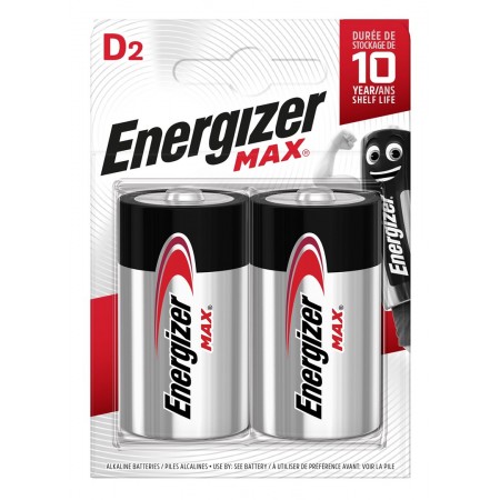 ENERGIZER BATTERY MAX D LR20, 2 pcs. ECO packaging