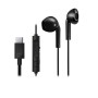 JVC HA-FR17UC Auscultadores Com fios Intra-auditivo Chamadas Música USB Type-C Preto