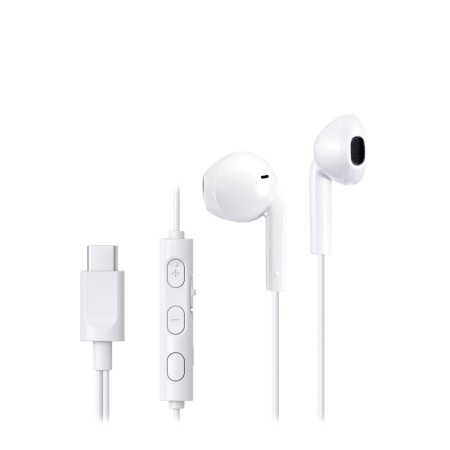 JVC HA-FR17UC Auscultadores Com fios Intra-auditivo Chamadas Música USB Type-C Branco