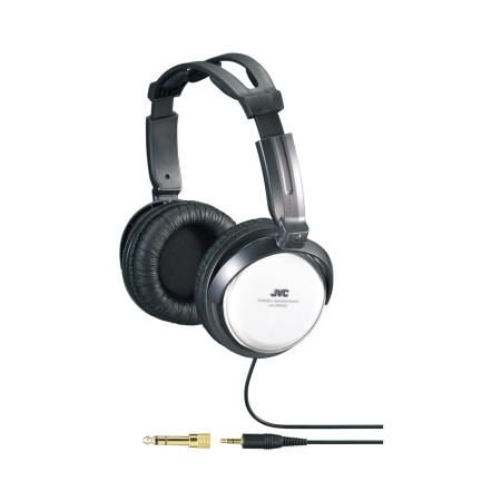 JVC HA-RX500-E Auscultadores Com fios Fita de cabeça Música Preto, Branco