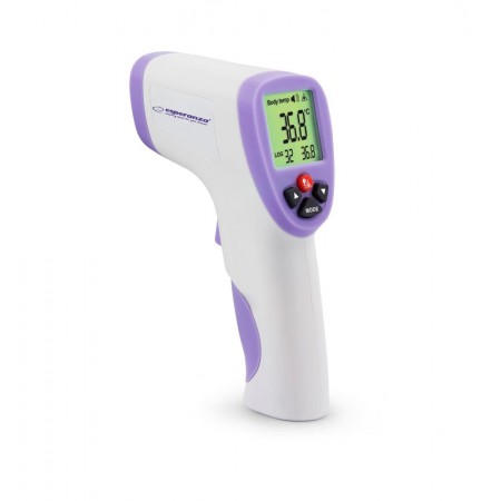 Esperanza ECT002 digital body thermometer Remote sensing thermometer Purple, White Ear, Forehead, Oral, Rectal, Underarm Button