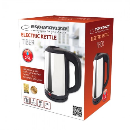 Esperanza EKK036X Electric kettle 2,5 L 2200 W Inox