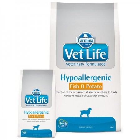 Farmina Vet Life Hypoallergenic Fish & Potato Dog  12kg