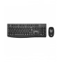 Vultech KM-821W teclado Rato incluído Escritório RF Wireless QWERTY Italiano Preto