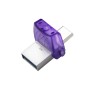 Kingston Technology DataTraveler microDuo 3C unidade de memória USB 256 GB USB Type-A   USB Type-C 3.2 Gen 1 (3.1 Gen 1) Aço
