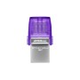 Kingston Technology DataTraveler microDuo 3C unidade de memória USB 256 GB USB Type-A   USB Type-C 3.2 Gen 1 (3.1 Gen 1) Aço