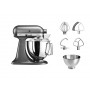 KitchenAid Artisan robô de cozinha 300 W 4,8 l Prateado