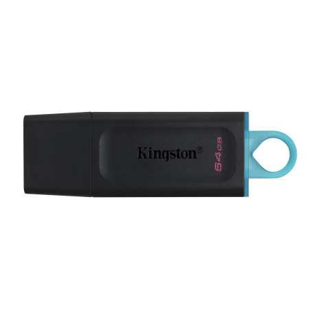 Kingston Technology DataTraveler Exodia unidade de memória USB 64 GB USB Type-A 3.2 Gen 1 (3.1 Gen 1) Preto, Turquesa