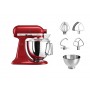 KitchenAid Artisan 5KSM175PS robô de cozinha 300 W 4,8 l Vermelho