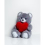 FRANK teddy bear 50 cm grey