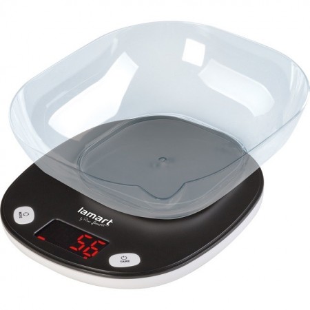 LAMART KITCHEN SCALES WITH BOWL LT7069