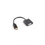 Lanberg AD-0007-BK video cable adapter 0.1 m DisplayPort DVI-D Black