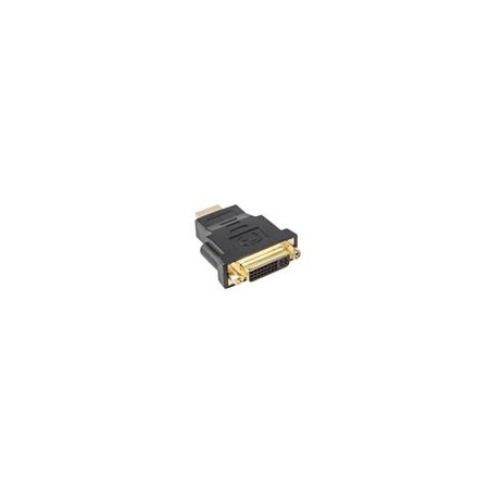 Lanberg AD-0014-BK cable gender changer HDMI DVI-D (F) (24 + 5) Black