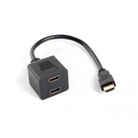 Lanberg AD-0019-BK video splitter HDMI 2x HDMI