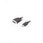 Gembird 3m, HDMI/DVI, M/M DVI-D Black