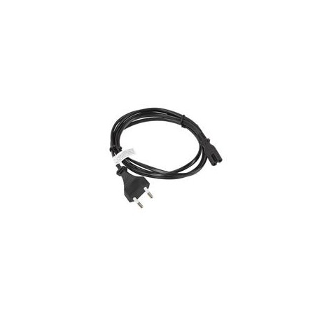 Lanberg CA-C7CA-10CC-0018-BK power cable Black 1.8 m C7 coupler CEE7/16