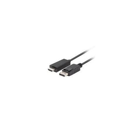 Lanberg CA-DPHD-11CC-0018-BK cable gender changer DisplayPort HDMI Black