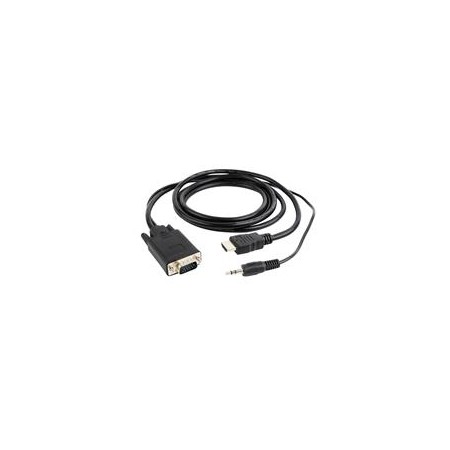 Gembird A-HDMI-VGA-03-6 video cable adapter 1.8 m HDMI Type A (Standard) VGA (D-Sub) + 3.5mm Black